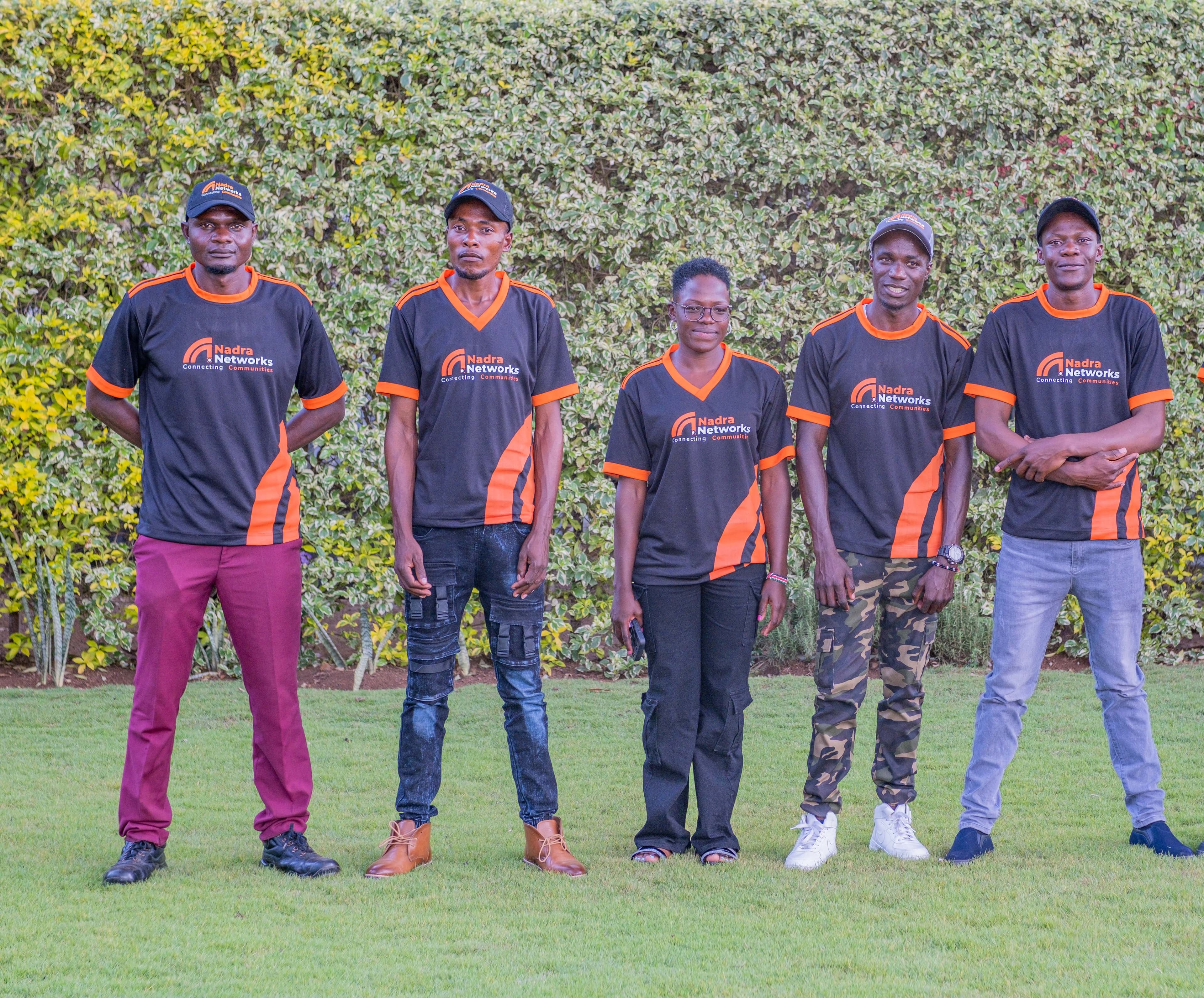 Nadra Networks technical and field installation team
